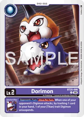 Dorimon, Digimon card BT25-006