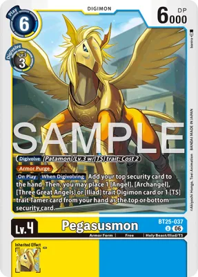 Pegasusmon, Digimon card BT25-037