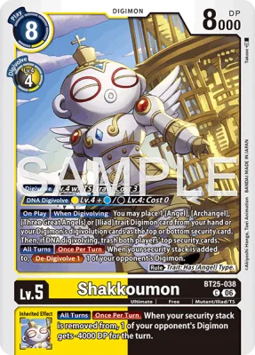 Shakkoumon, Digimon card BT25-038