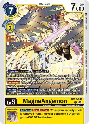 MagnaAngemon, Digimon card BT25-040