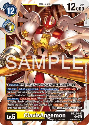 ClavisAngemon, Digimon card BT25-042