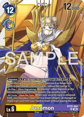 Junomon, Digimon card BT25-044