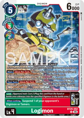 Logimon, Digimon card BT25-052