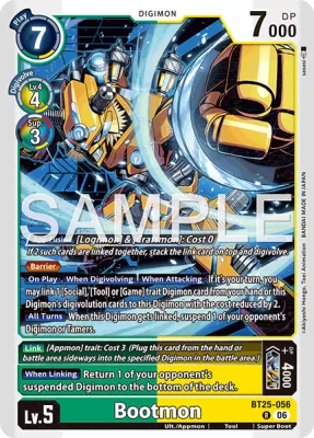 Bootmon, Digimon card BT25-056