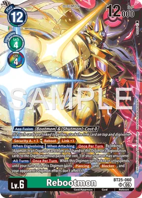 Rebootmon, Digimon card BT25-060