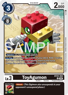 ToyAgumon, Digimon card BT25-064