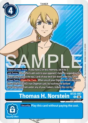 Thomas H. Norstein, Digimon card BT25-087