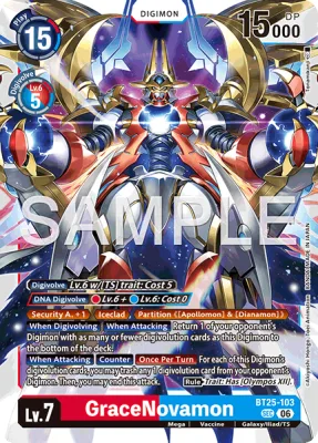 GraceNovamon, Digimon card BT25-103