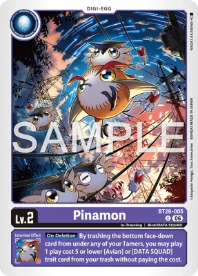 Pinamon, Digimon card BT26-005