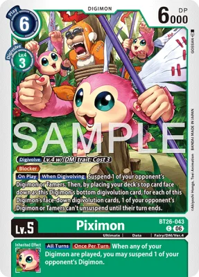 Piximon, Digimon card BT26-043