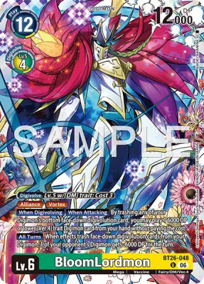 BloomLordmon, Digimon card BT26-048