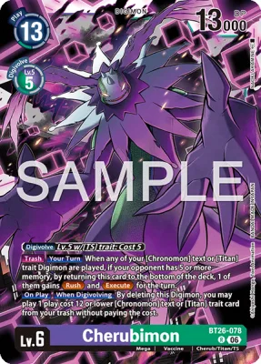 Cherubimon, Digimon card BT26-078