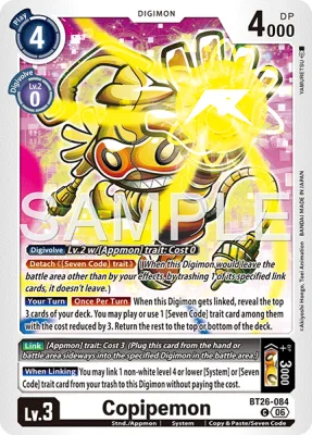 Copipemon, Digimon card BT26-084
