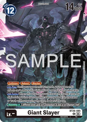 Giant Slayer, Digimon card BT26-085