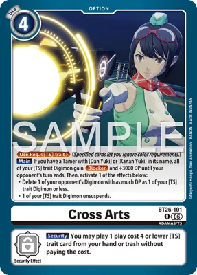 Cross Arts, Digimon card BT26-101