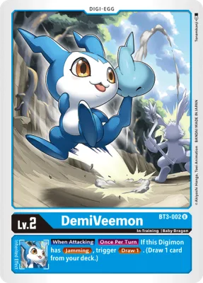 DemiVeemon, Digimon card BT3-002