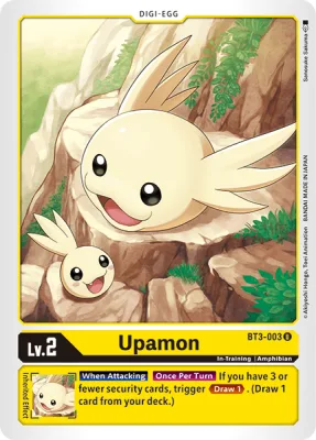 Upamon, Digimon card BT3-003
