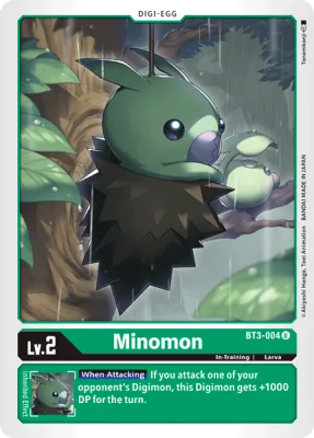 Minomon, Digimon card BT3-004