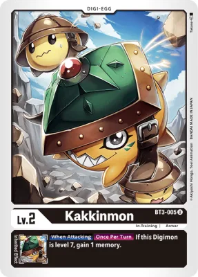 Kakkinmon, Digimon card BT3-005