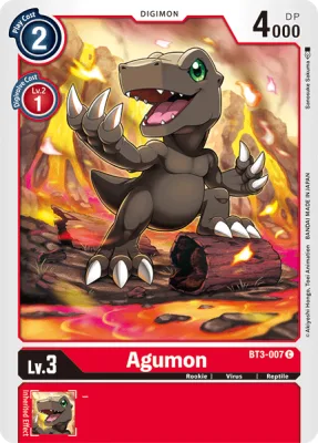 Agumon, Digimon card BT3-007