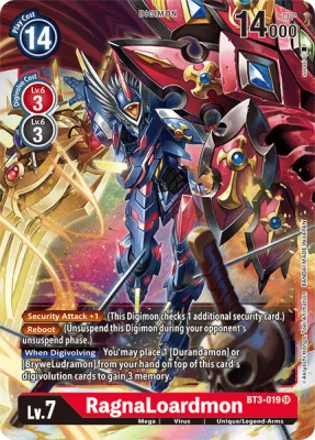 RagnaLoardmon, Digimon card BT3-019