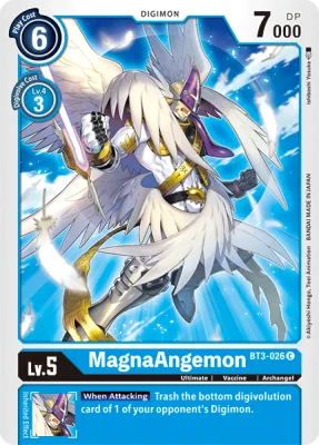 MagnaAngemon, Digimon card BT3-026