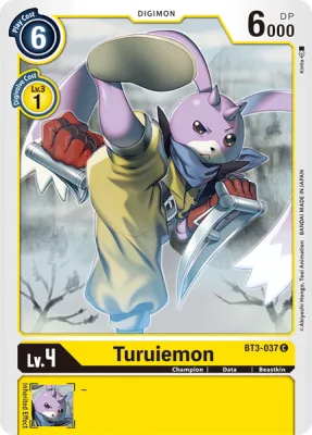Turuiemon, Digimon card BT3-037