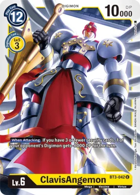 ClavisAngemon, Digimon card BT3-042
