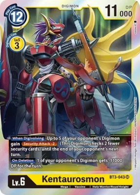 Kentaurosmon, Digimon card BT3-043