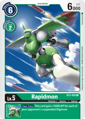 Rapidmon, Digimon card BT3-052