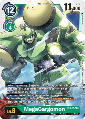 MegaGargomon, Digimon card BT3-057