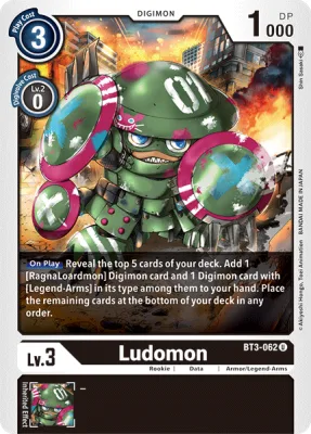 Ludomon, Digimon card BT3-062