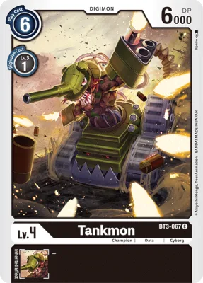 Tankmon, Digimon card BT3-067
