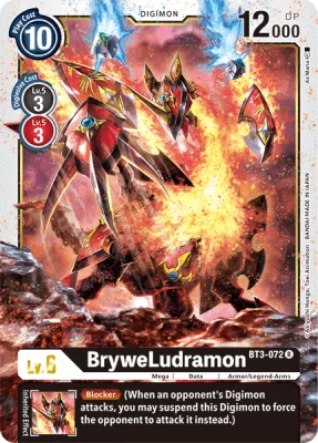 BryweLudramon, Digimon card BT3-072