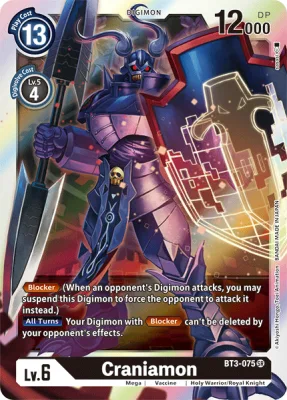 Craniamon, Digimon card BT3-075