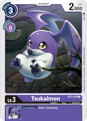 Tsukaimon, Digimon card BT3-079