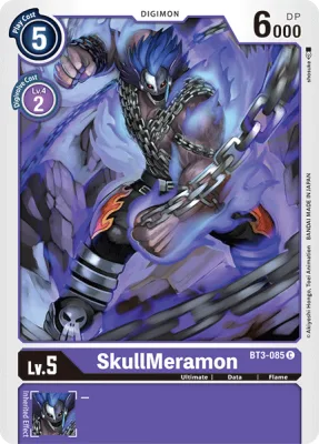 SkullMeramon, Digimon card BT3-085