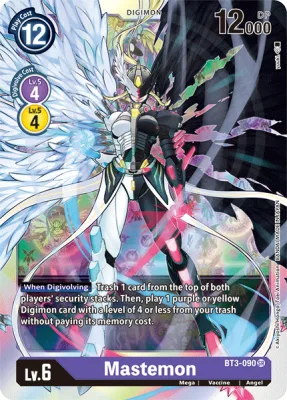 Mastemon, Digimon card BT3-090