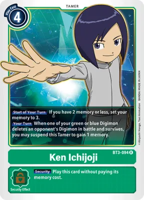 Ken Ichijoji, Digimon card BT3-094