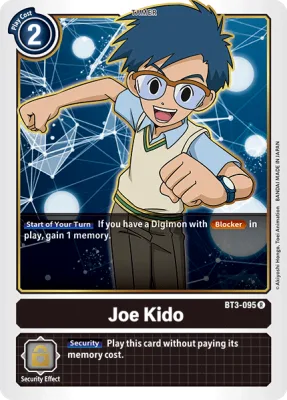 Joe Kido, Digimon card BT3-095