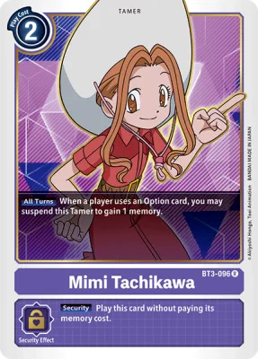 Mimi Tachikawa, Digimon card BT3-096