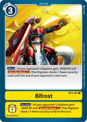Bifrost, Digimon card BT3-101