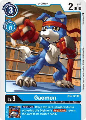 Gaomon, Digimon card BT4-021