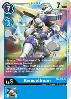 Beowolfmon, Digimon card BT4-030