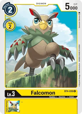 Falcomon, Digimon card BT4-036