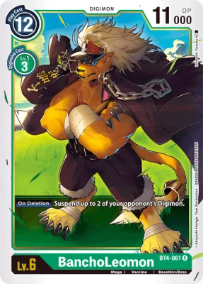 BanchoLeomon, Digimon card BT4-061