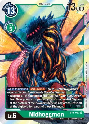 Nidhoggmon, Digimon card BT4-062