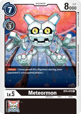 Meteormon, Digimon card BT4-070