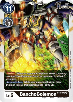 BanchoGolemon, Digimon card BT4-073