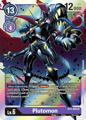 Plutomon, Digimon card BT4-089